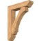 Ekena Millwork Imperial Slat Smooth Bracket w/ Offset Brace, Western Red Cedar, 7 1/2"W x 32"D x 40"H BKT0806X32X40IMP06SWR - alternate 1